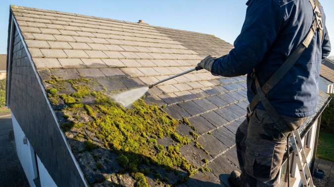 Quel produit de démoussage toiture choisir pour un soin pro ?